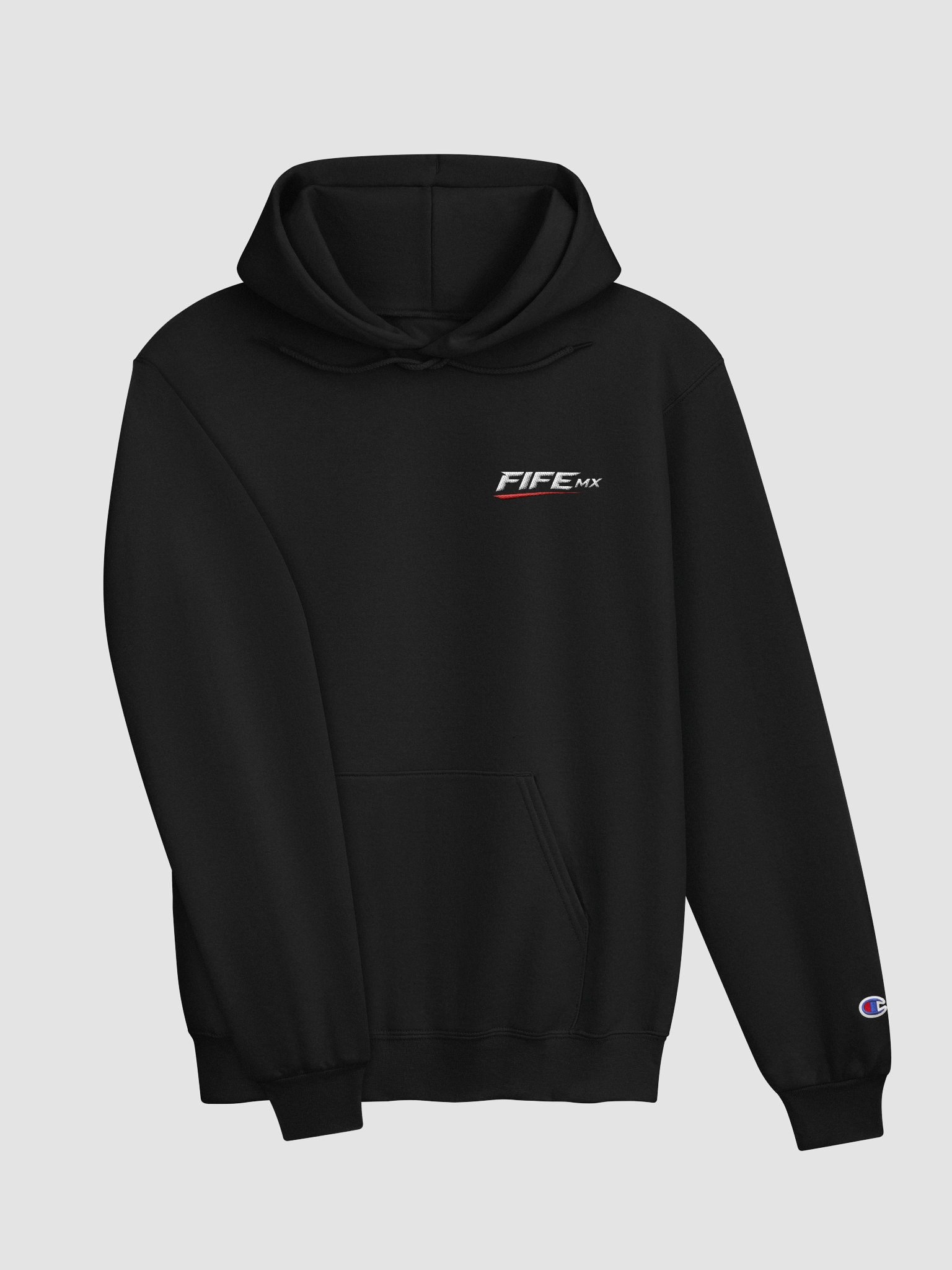 FifeMX Champion Hoodie (black) – Embroidered Logo product image (3)
