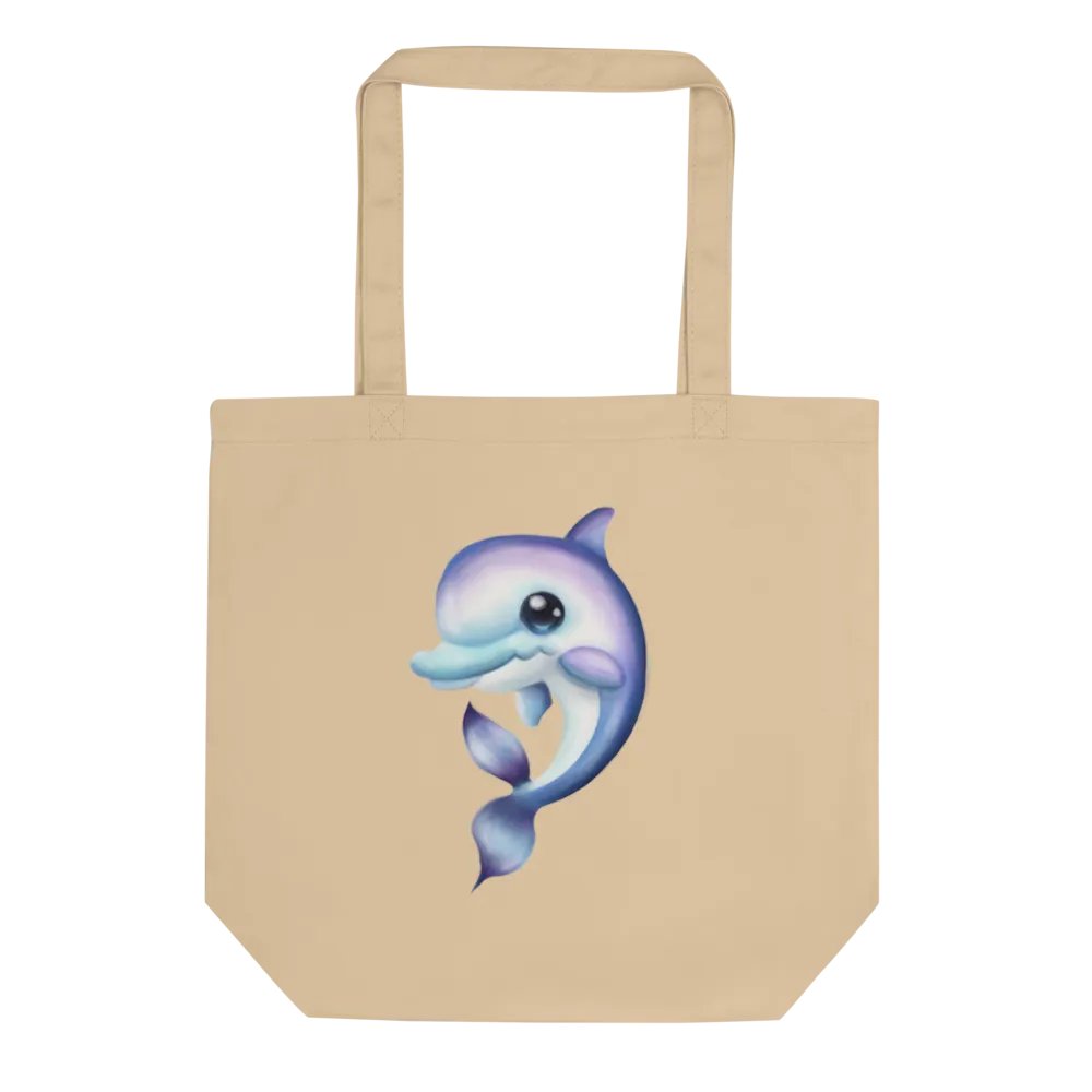 Dolphin Cutie Tote Bag product image (2)
