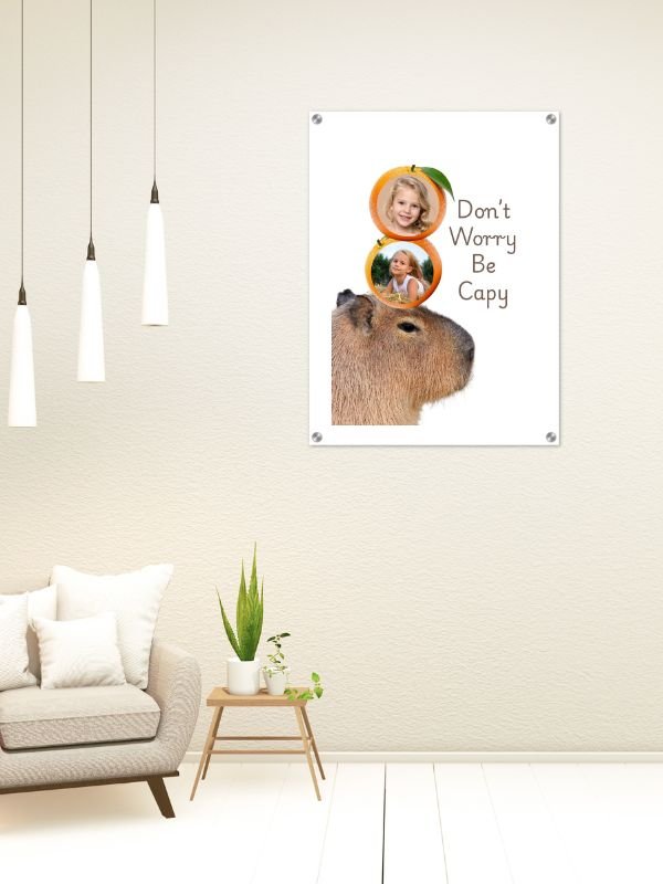 Capybara Balancing Oranges Custom Photo Canva Template product image (7)