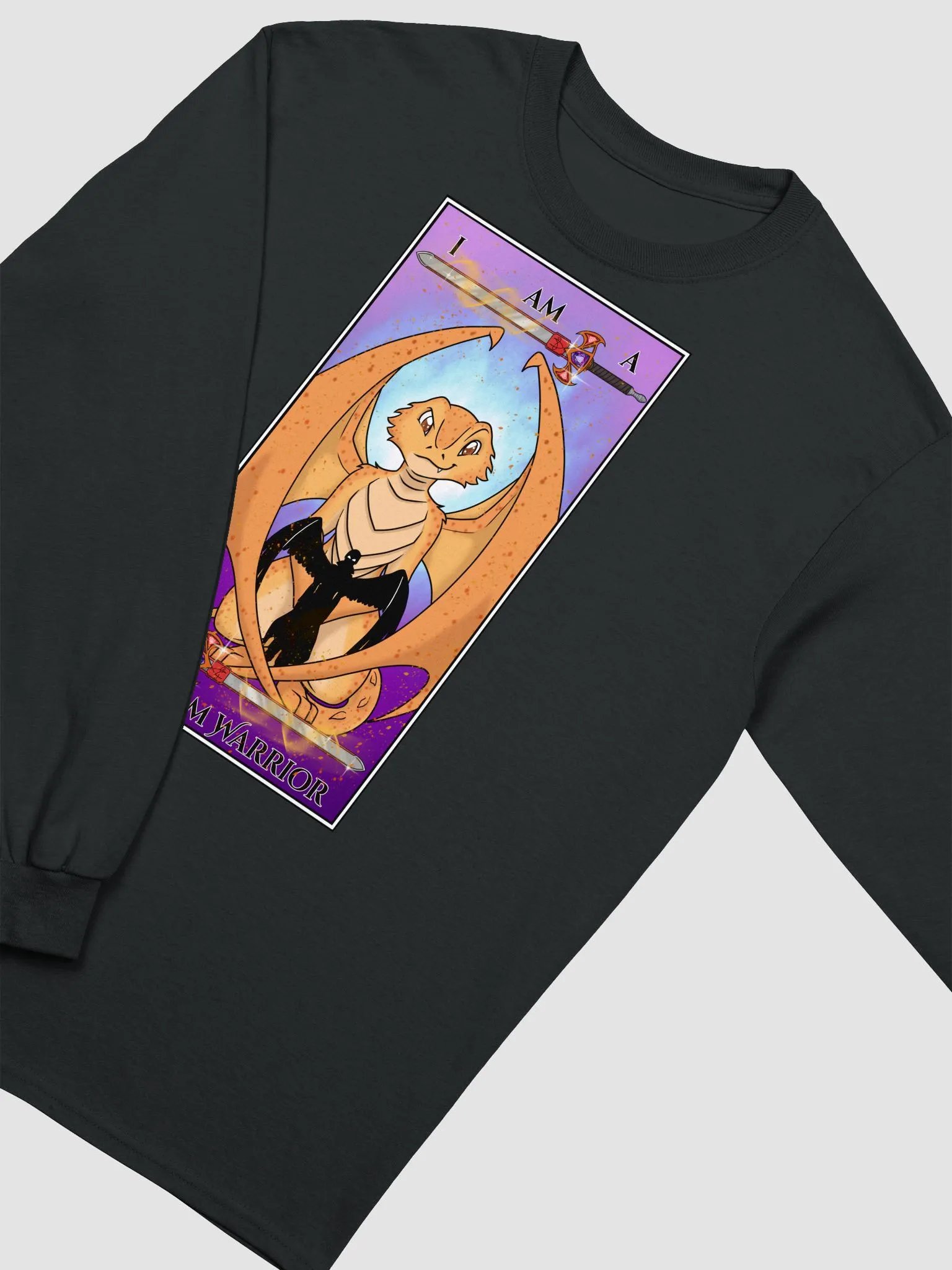 Day of the Dragon "Strength" Tarot Card Long Sleeve Shirt product image (3)