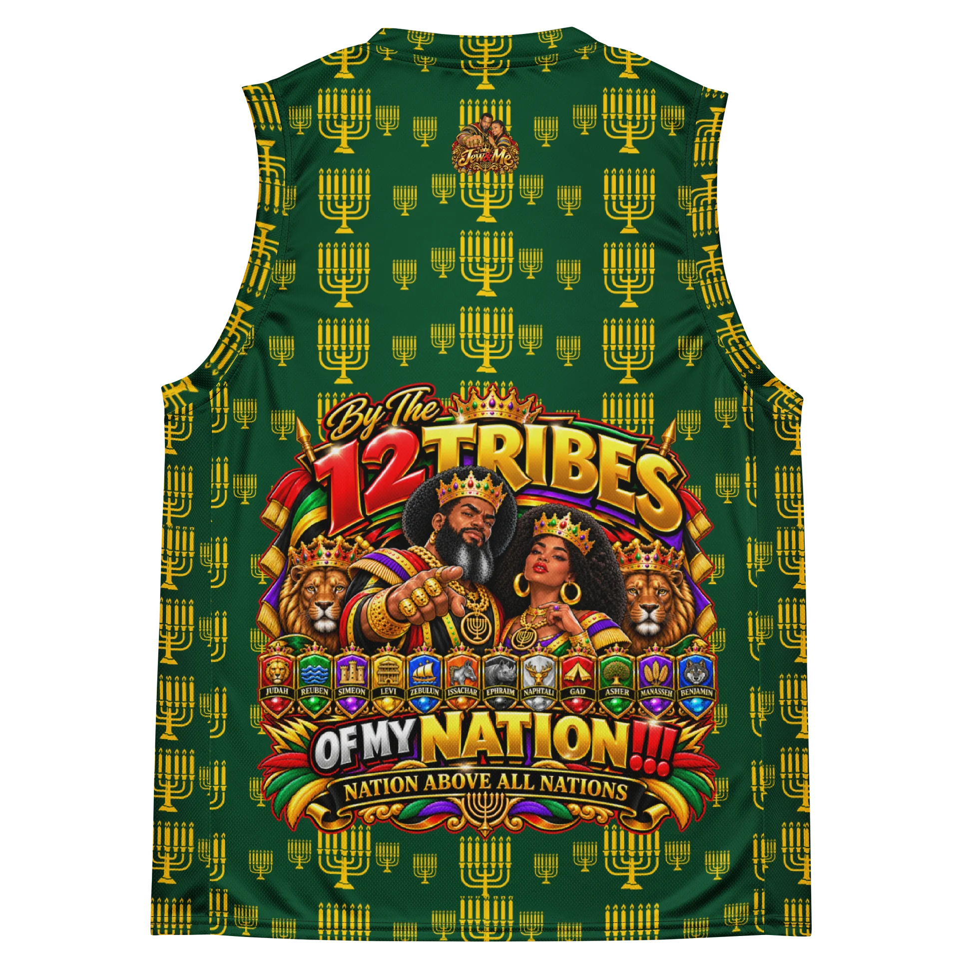 12 Spots Taken Basketball Jersey Green product image (4)
