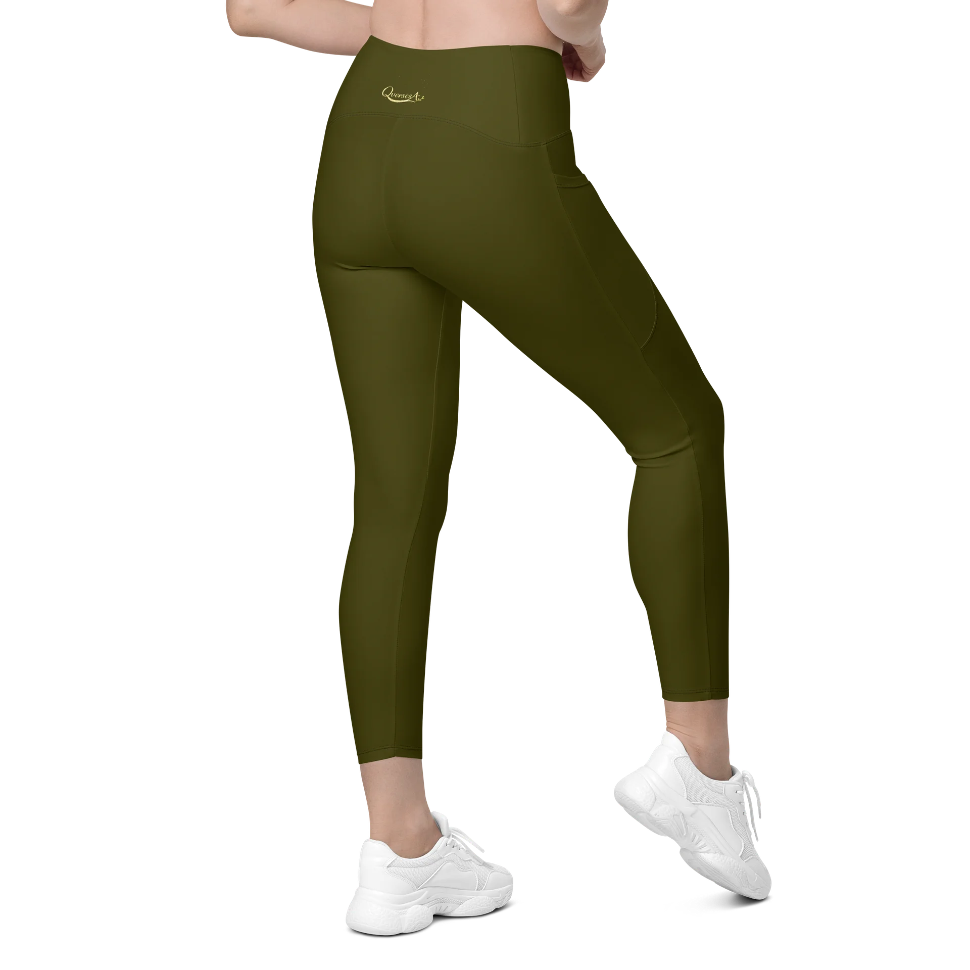Green Leggings with Pockets product image (1)