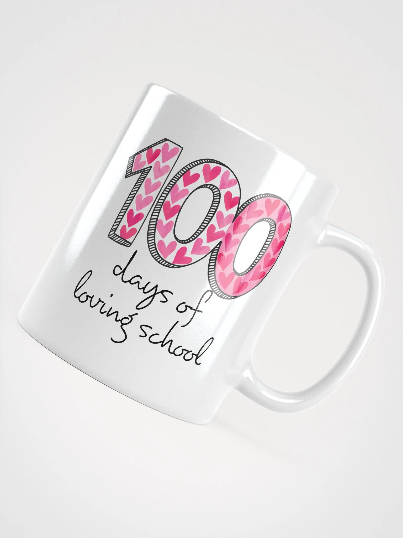 Heartfelt 100 Days Of School Mug product image (1)