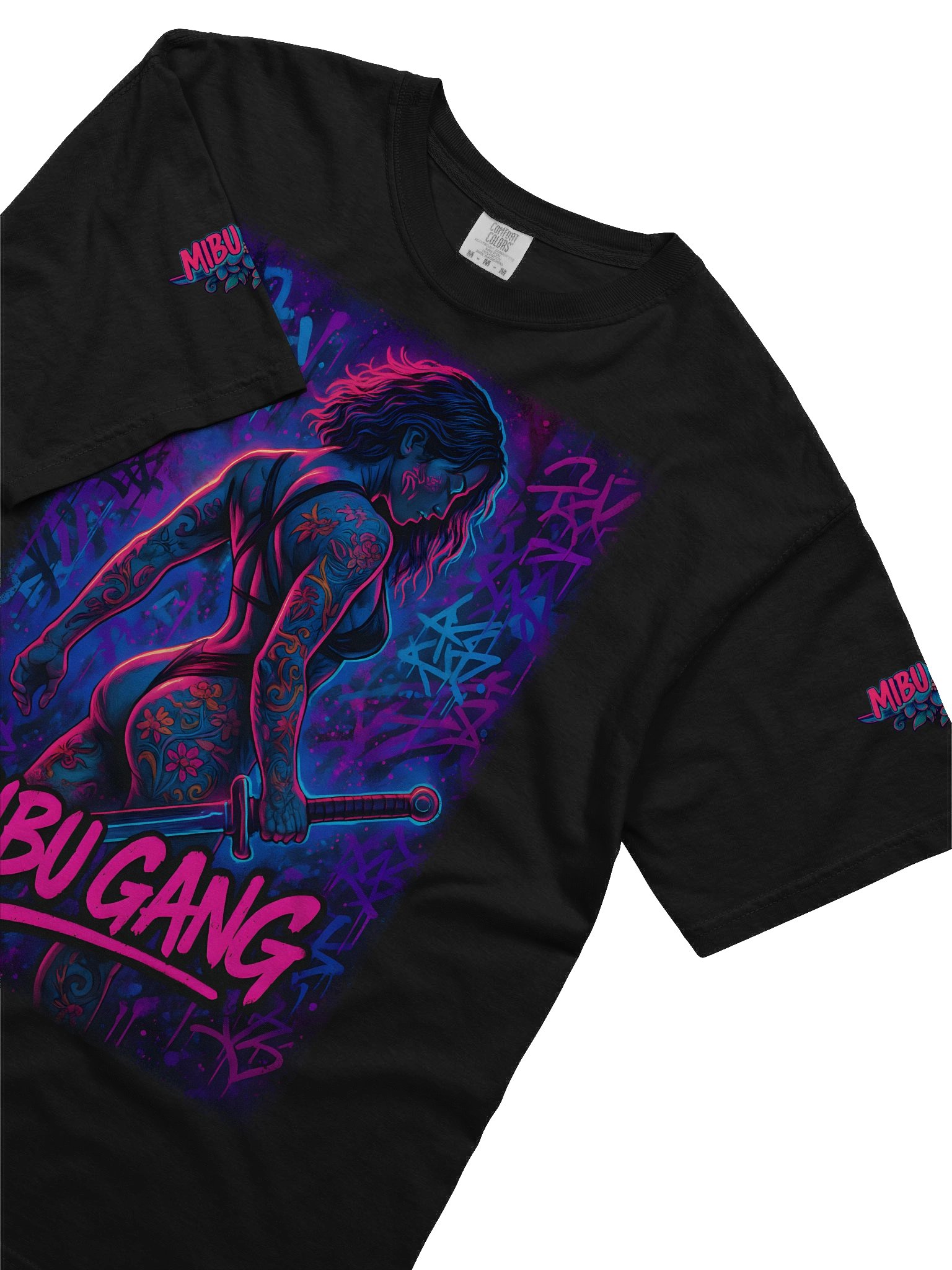 Neon Warrior – Mibu Gang Tee product image (3)