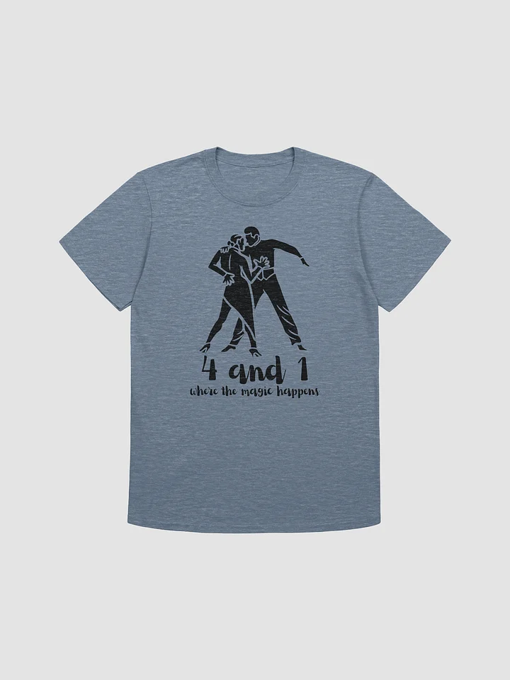 4 and 1 Rumba Latin Dance t-shirt (black print) product image (15)