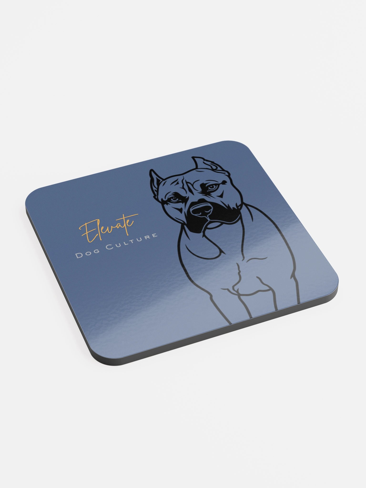 Elevate Dog Culture Glossed Cork Coaster product image (2)