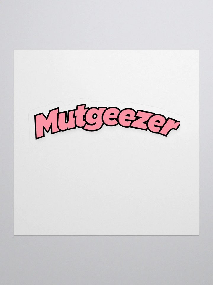 Mutgeezer Stickers product image (2)