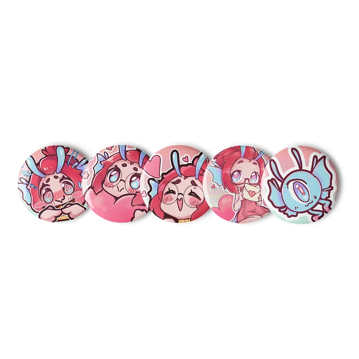 Valentine's Day Button Pin Bundle (2026) product image (2)