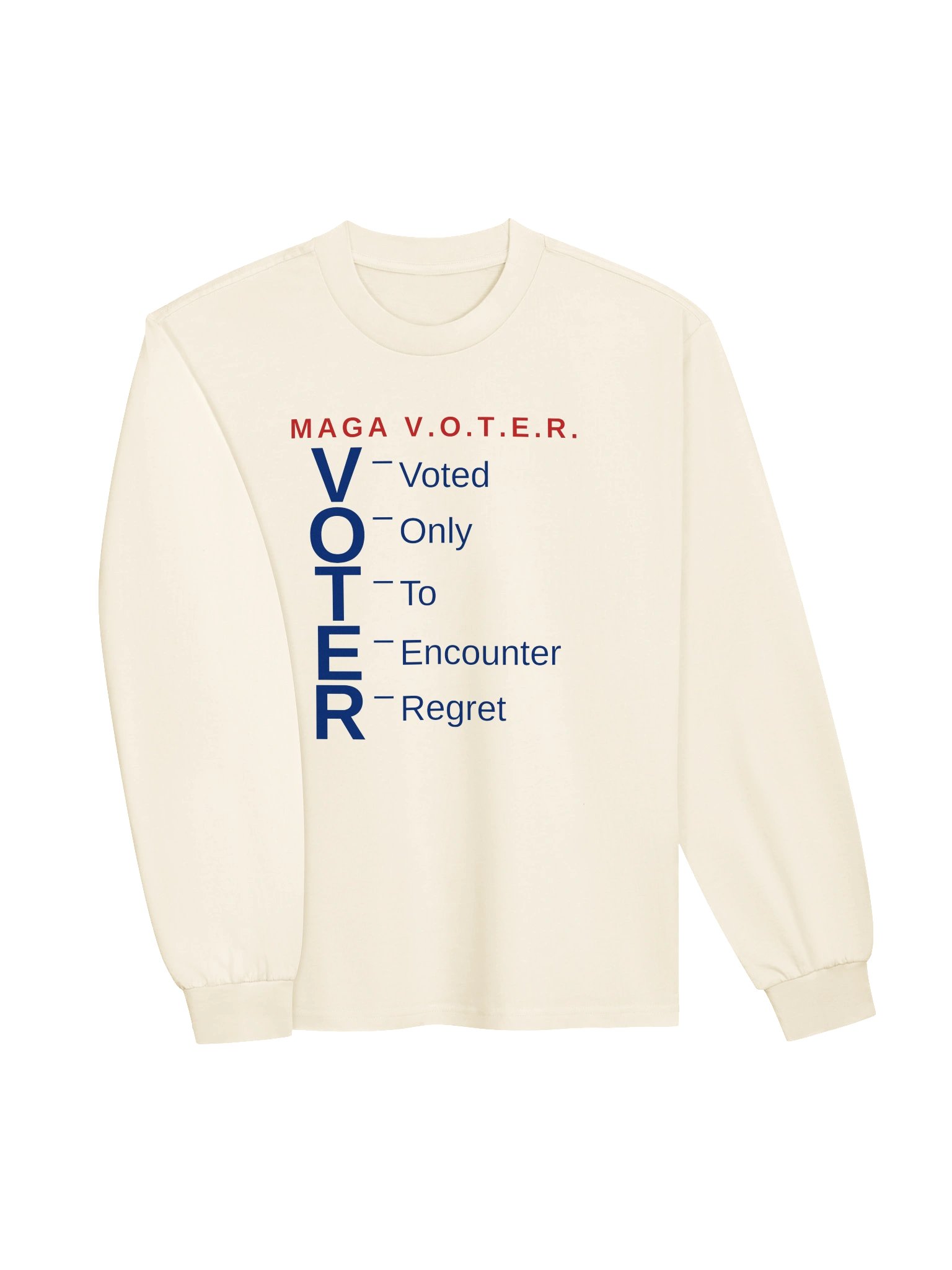 MAGA V.O.T.E.R. — Acrostic Tee Long Sleeve product image (3)