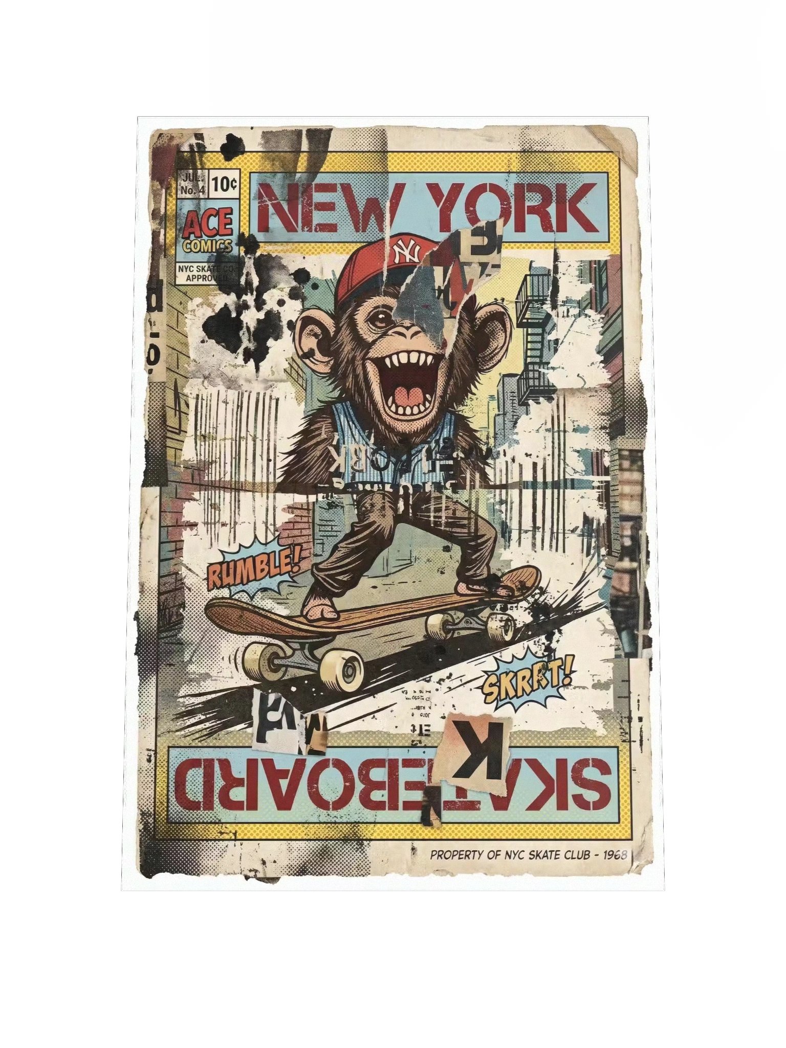 APE-SKATER // ISSUE #12 (VARIANT M - RAW ARCHIVE) product image (3)