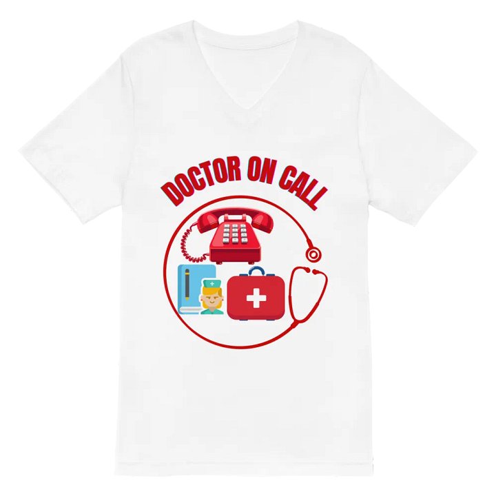 Doctor On Call V-Neck Tee product image (6)