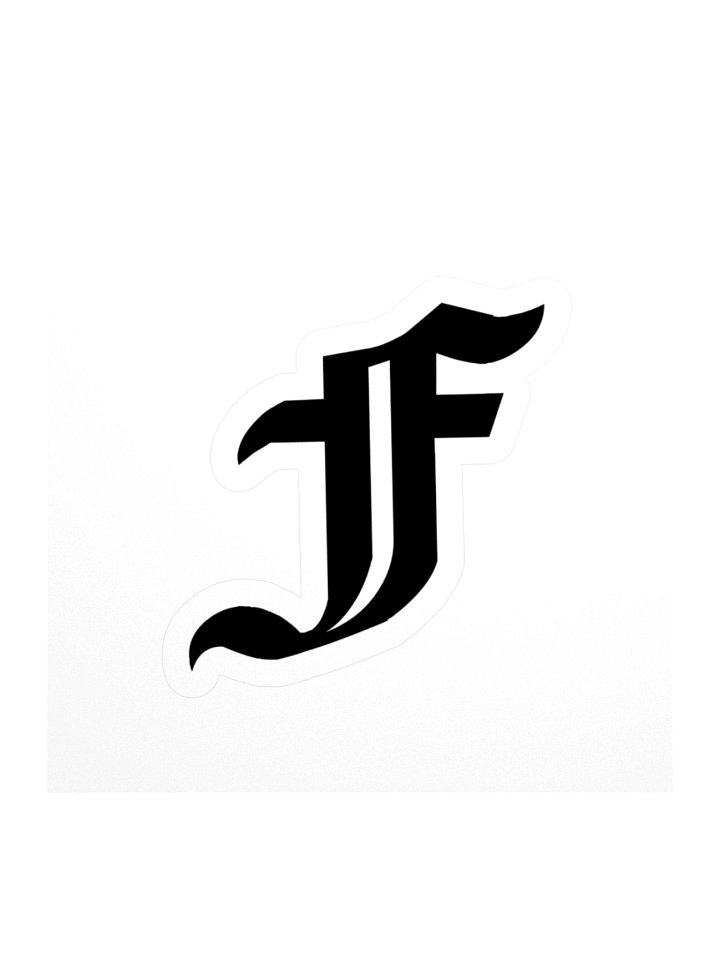 Fidiks's Black F Logo. product image (3)