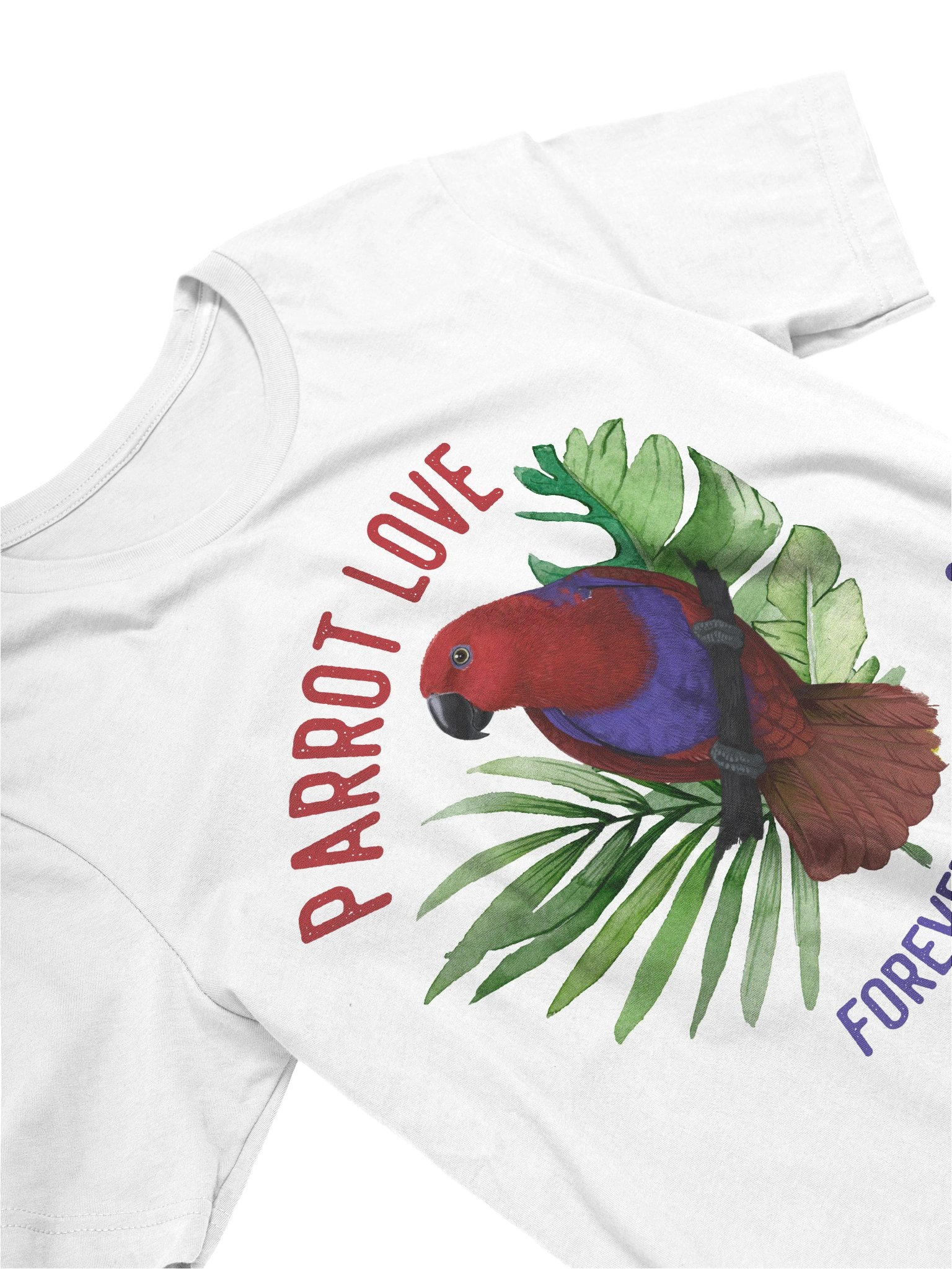 Parrot Love Eclectus Unisex T-Shirt product image (2)