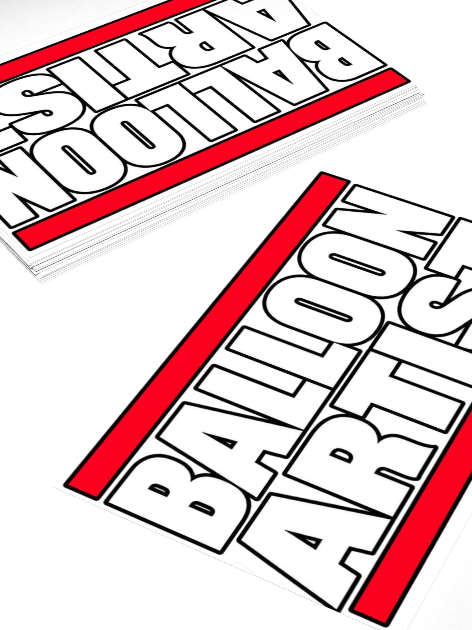 Balloon Artist Old School Kiss Cut Sticker product image (4)