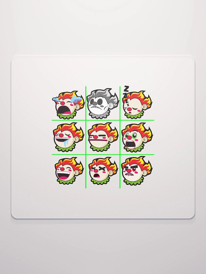 Faces of Crab Clown Gaming Mouse Pad product image (2)