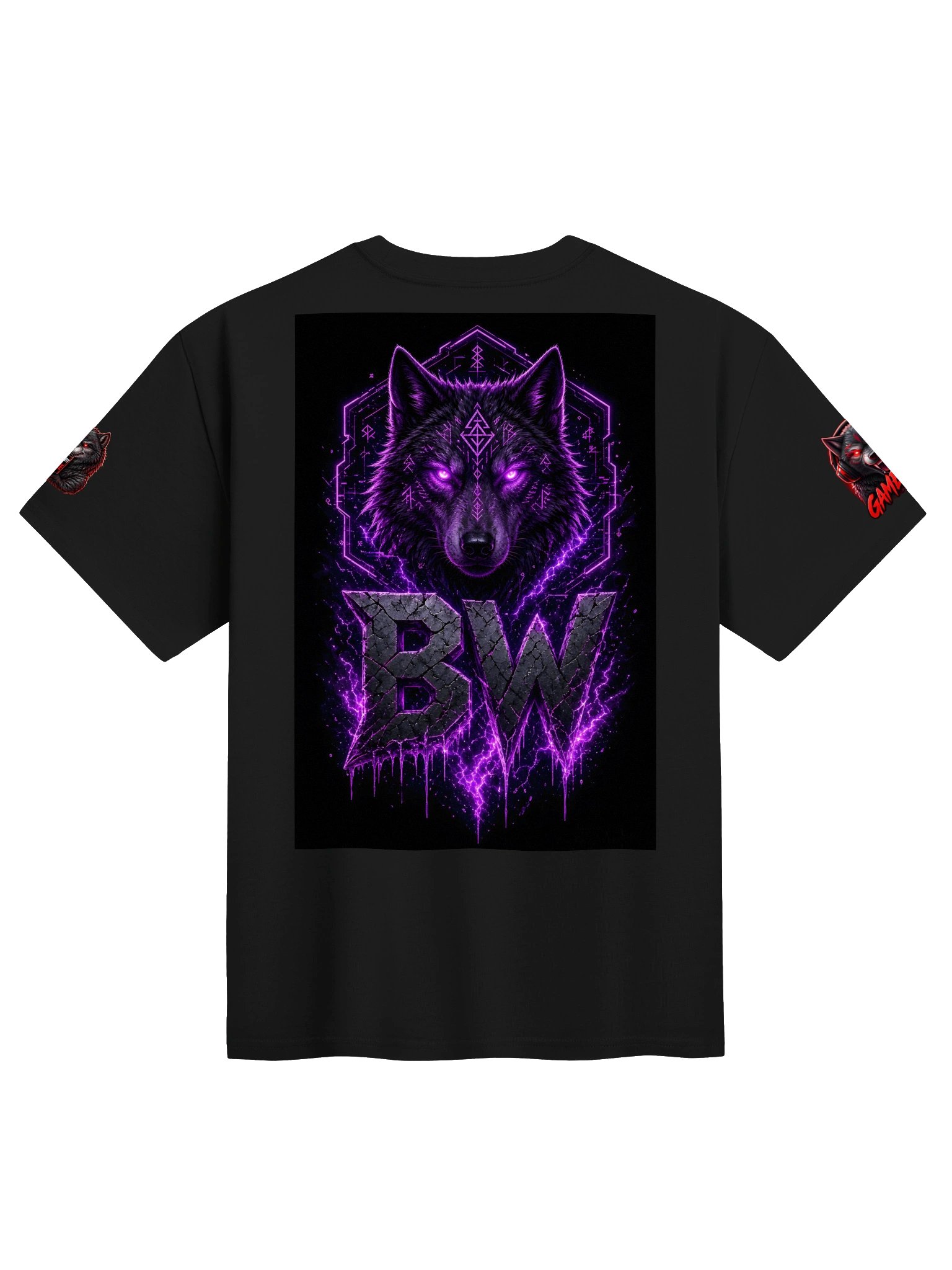 Red Eclipse Wolf Tee product image (7)