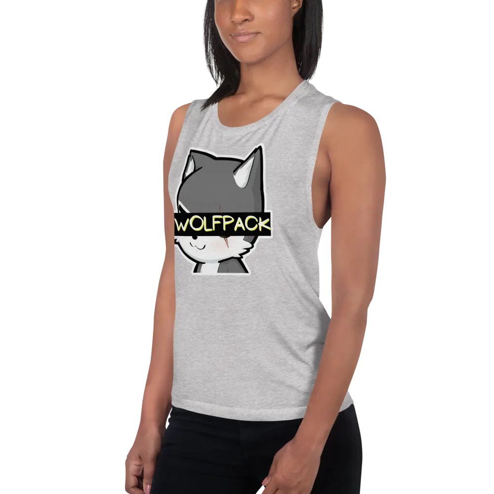 Women's WOLFPACK Tanktop (Chibi Wolf) product image (50)