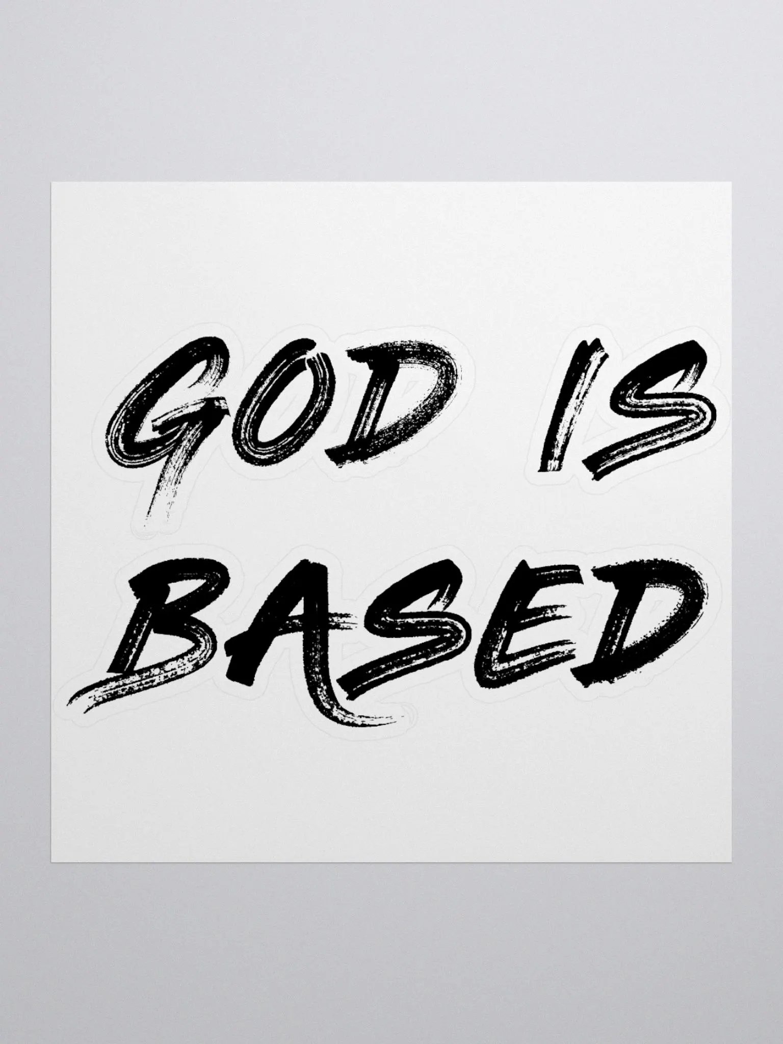 God is Based (Black) product image (3)