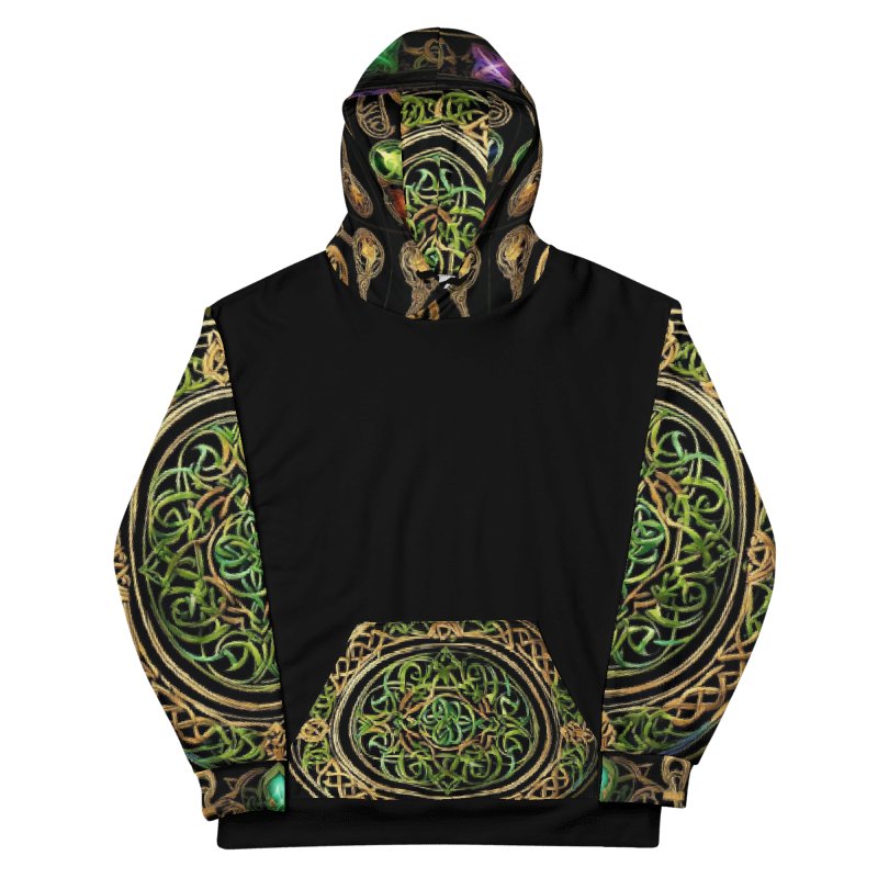 Black & Gemstone Symbology Hoodie product image (8)