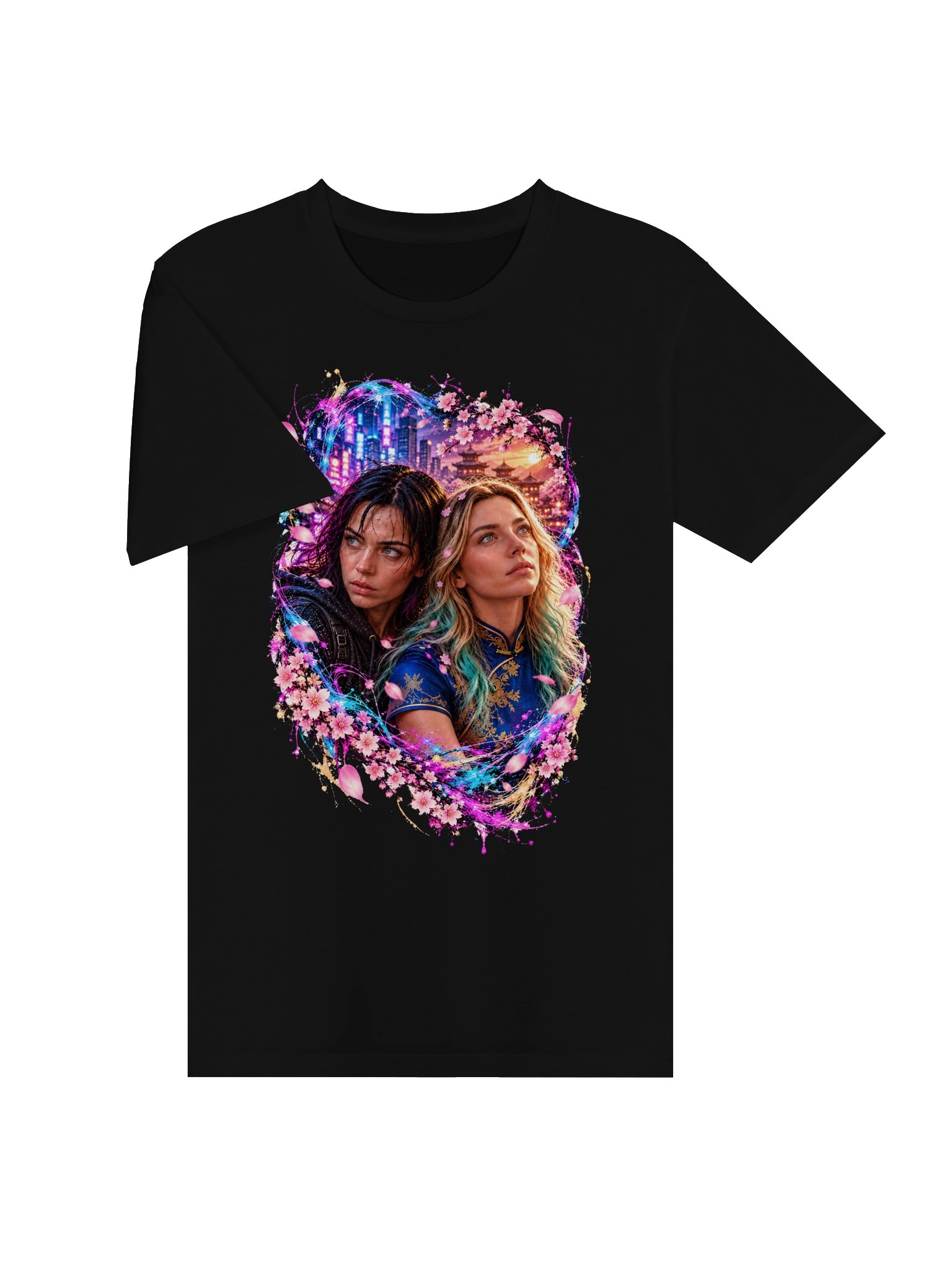 Defiance & Serenity. Two Worlds, One Heartbeat: Unisex Premium Tee product image (15)