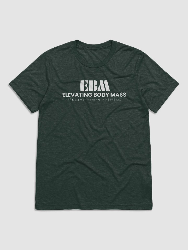 EBM Triblend Short Sleeve T-Shirt (White Logo) product image (20)