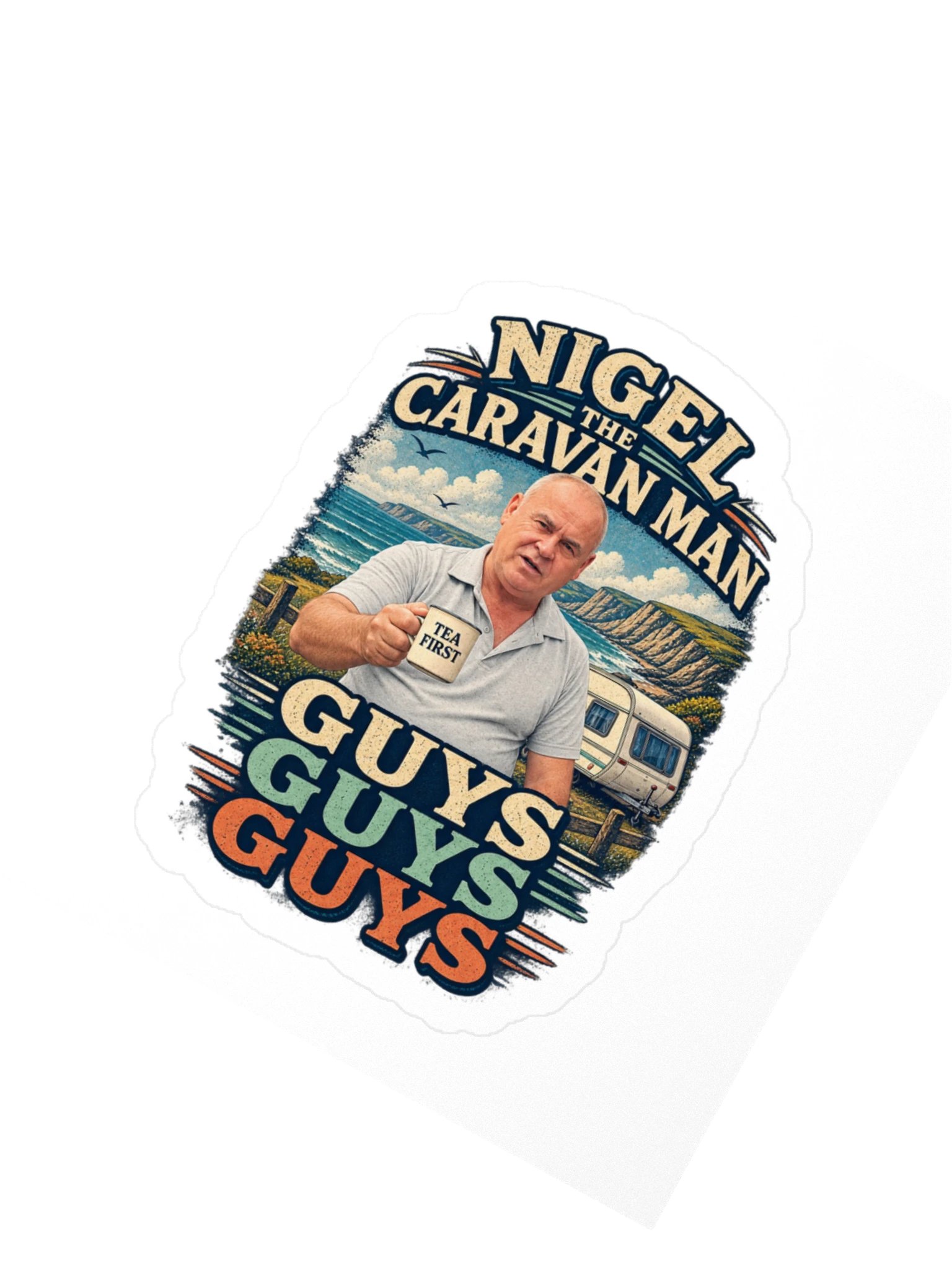 Guys Guys Guys | Kiss-Cut Sticker product image (2)
