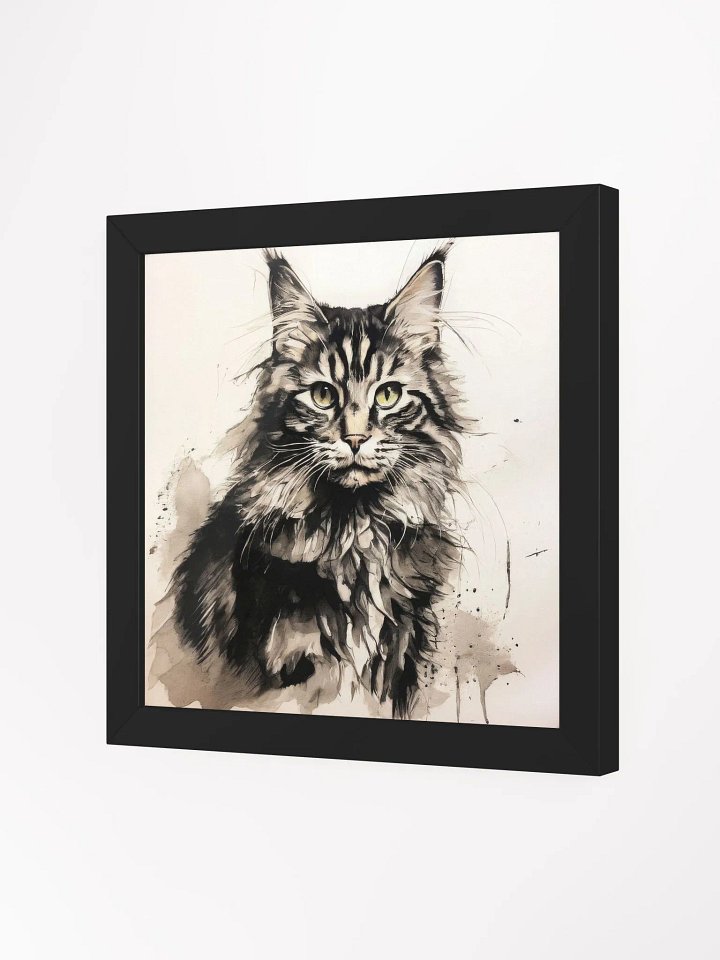 Whiskered Wonder Framed Art Print product image (12)