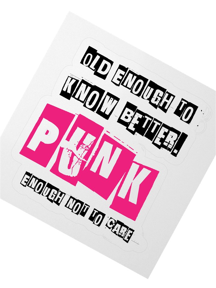 Punk Collage Kiss Cut Stickers product image (4)