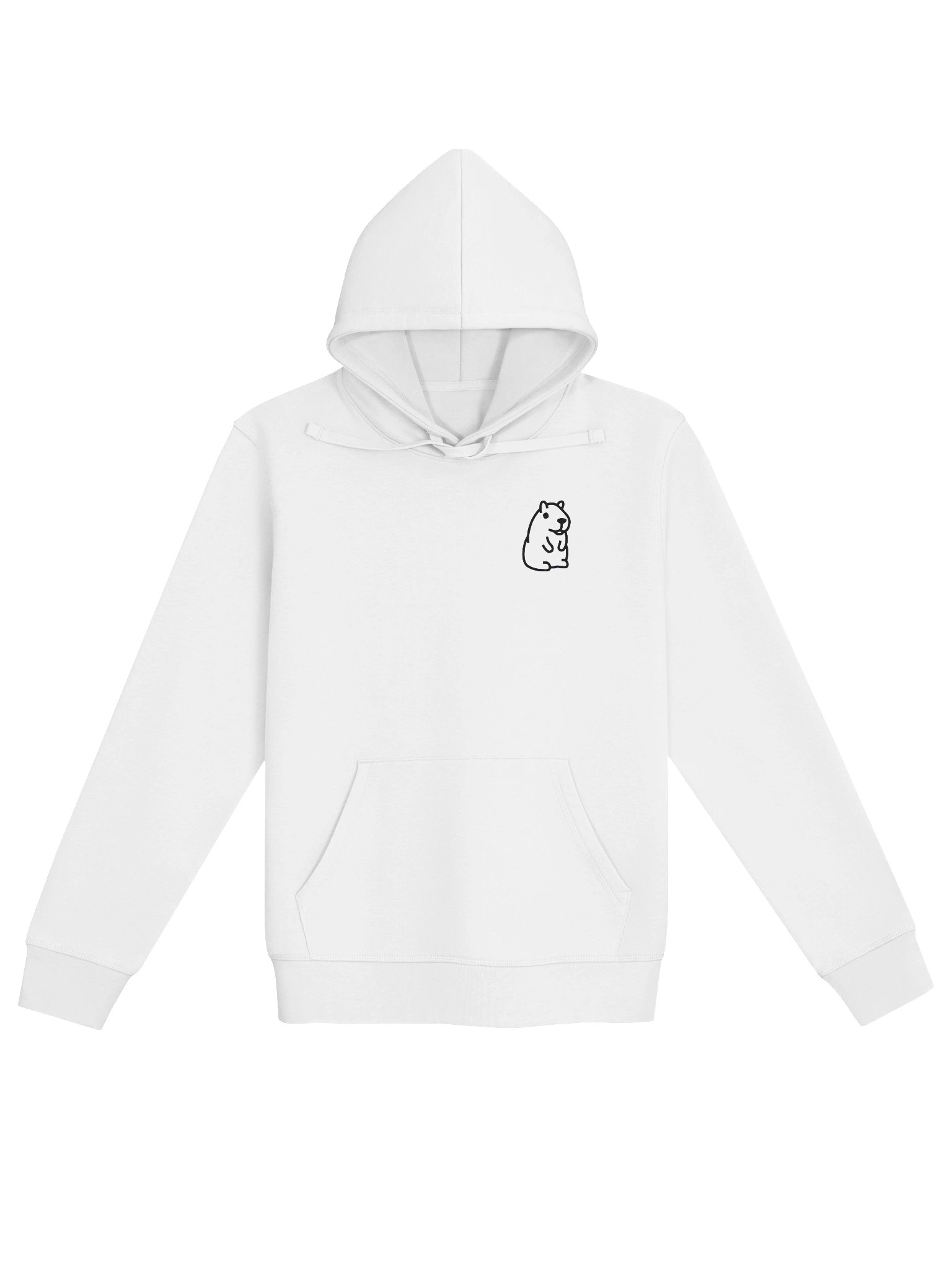 Capybara Black Regular Hoodie product image (1)