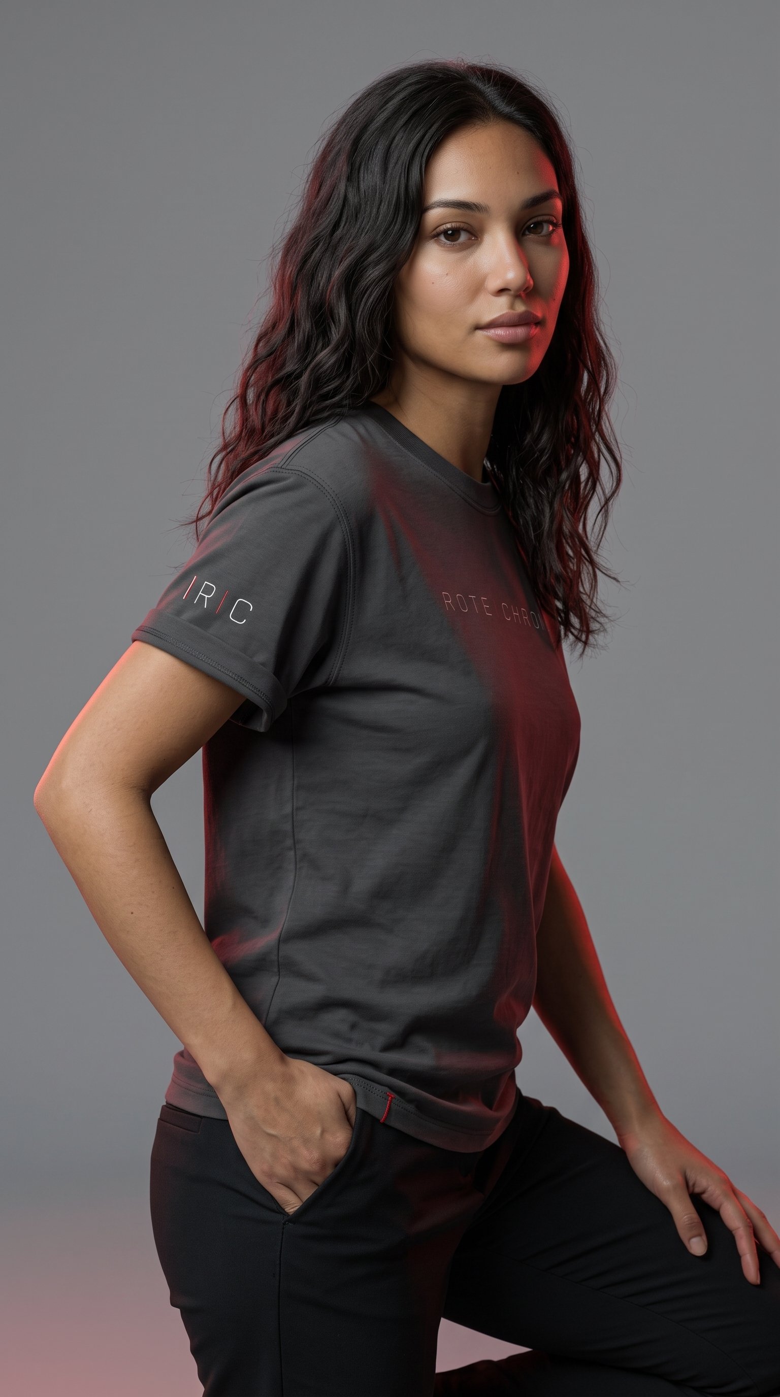 Rote Chroma Oversized Faded T‑Shirt ( RC‑002) product image (11)