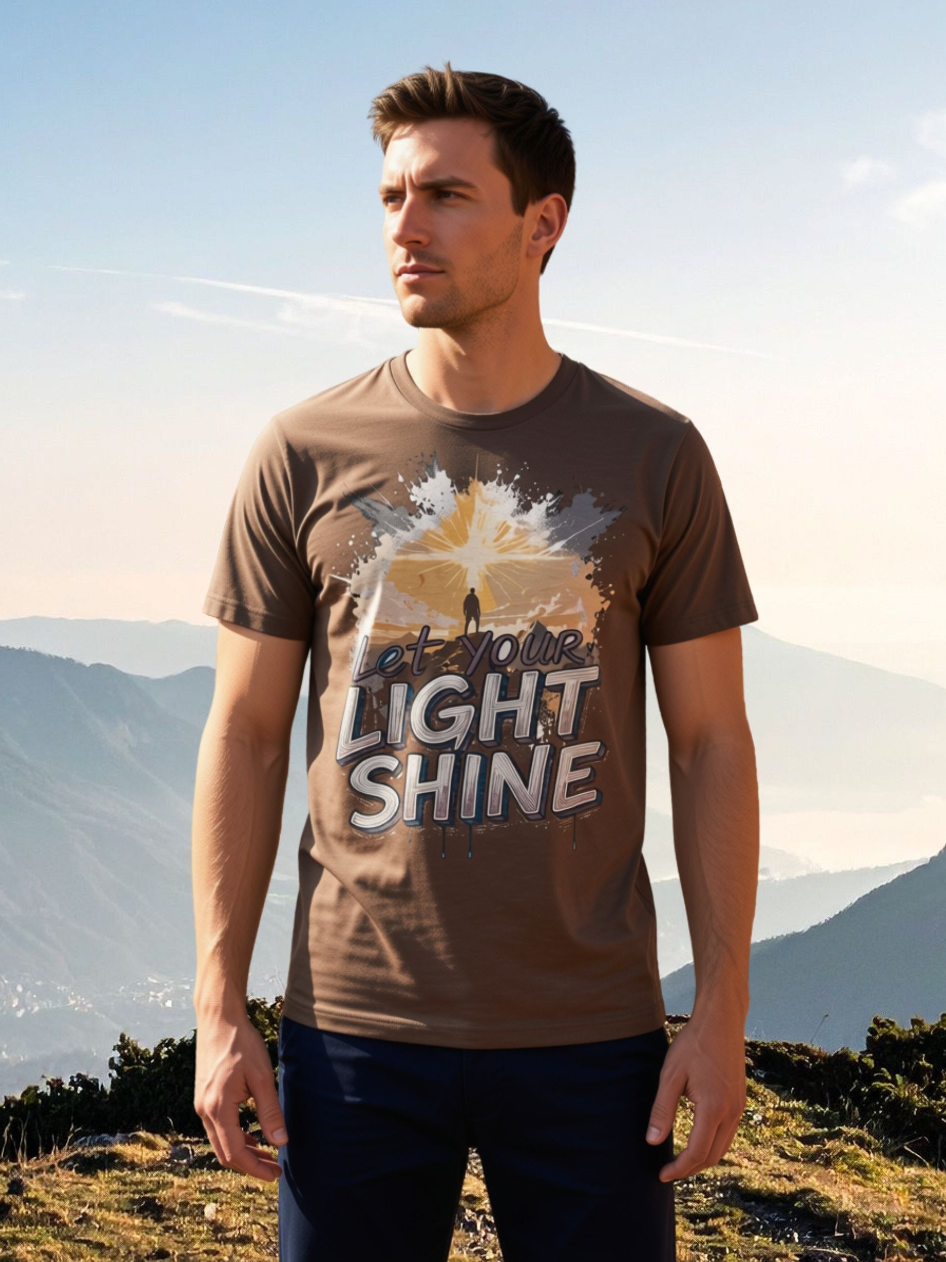 Let Your Light Shine Graphic T-shirt product image (1)