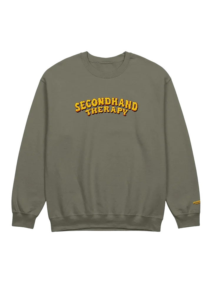 Throwback Crewneck (Olive) product image (1)