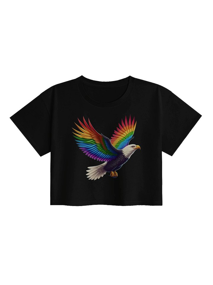 LGBTQIA+ Support Eagle Crop Top product image (3)