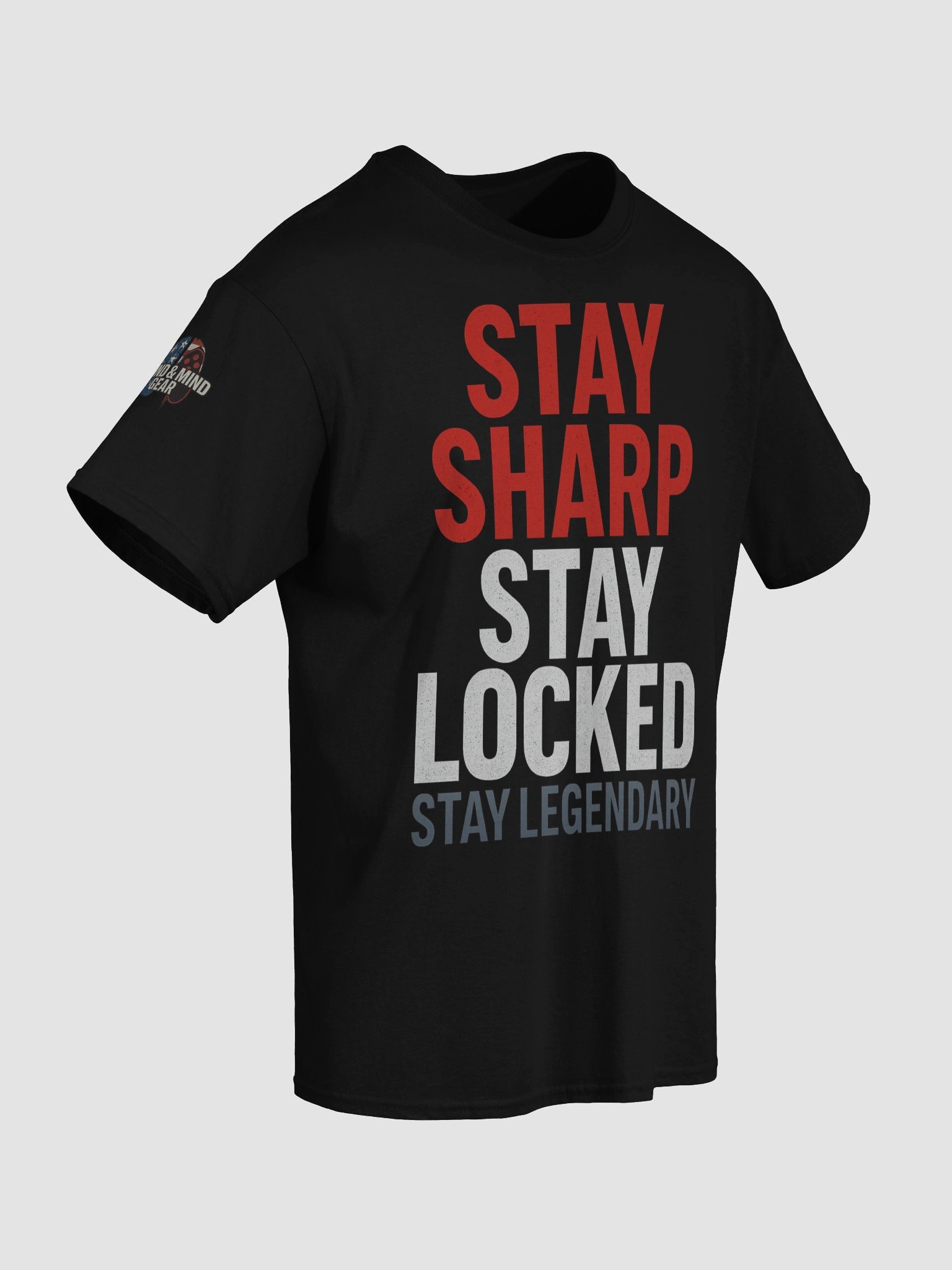 Stay Sharp Stay Locked USA T-Shirt product image (4)