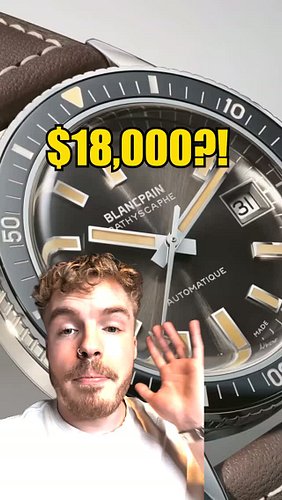 Nobody With A Brain Is Going To Buy The Blancpain Fifty Fathoms Bathyscaphe 70th Anniversary!

#swatch #blancpain #watchfam #...