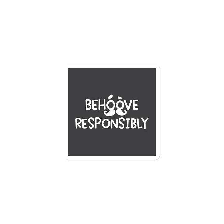 Behoove Responsibly Magnet product image (1)