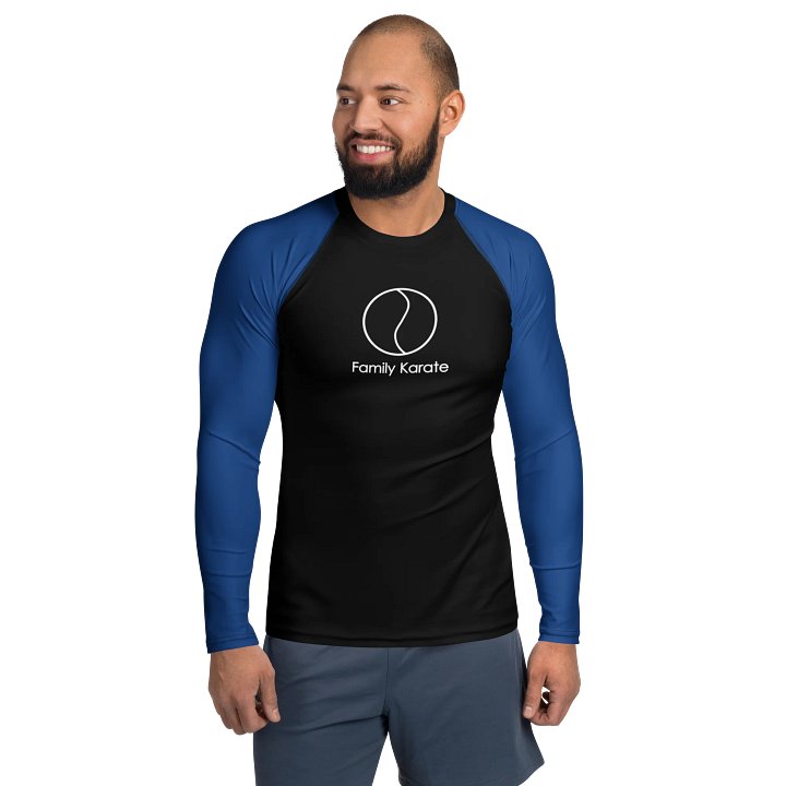 Family Karate Dragon Logo Long Sleeve Men's Rash Guard product image (1)