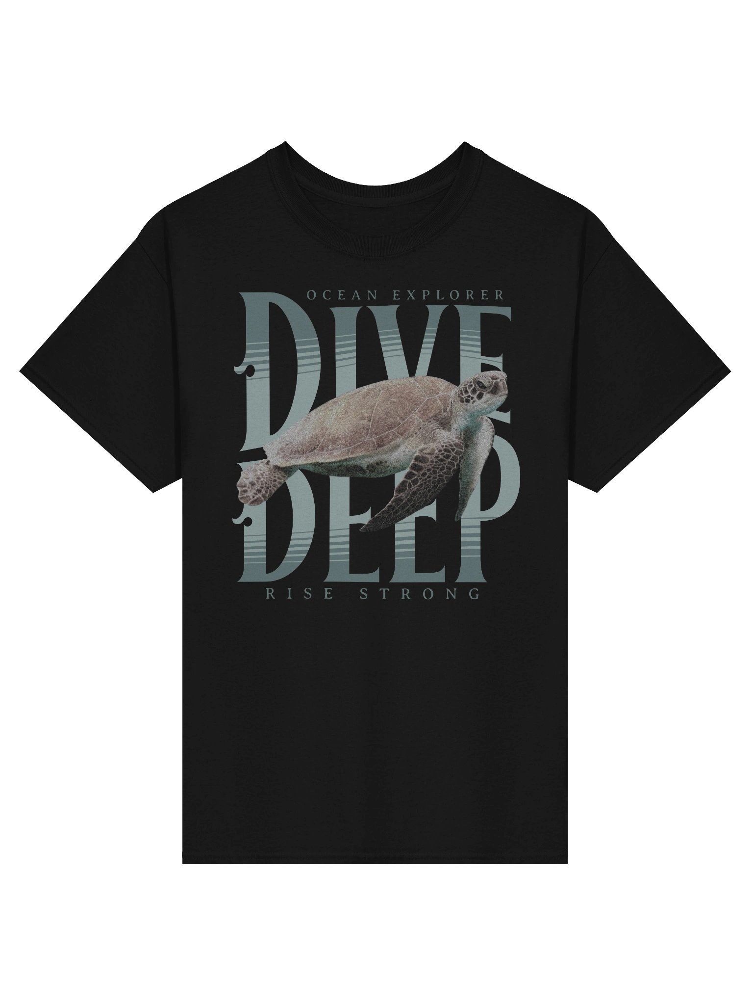 Stylish Deep Dive Sea Turtle T-Shirt for Ocean Lovers product image (2)