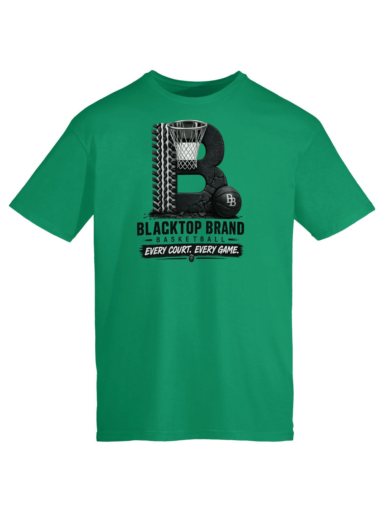 Blacktop Brand Basketball B Logo Tee product image (5)