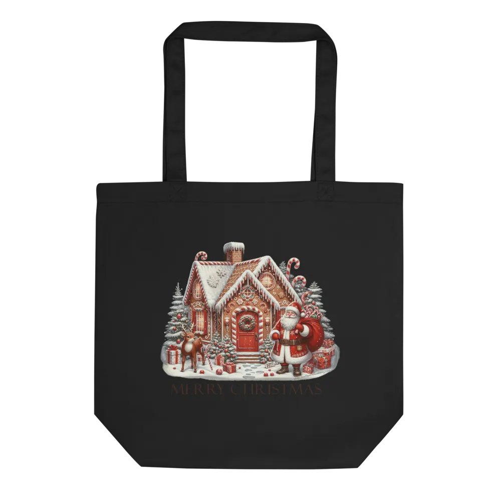 Eco-Friendly Totoe Bag - Santa's Cabin product image (1)