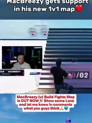 MacBreezy 1v1 Build Fights is OUT NOW🎉 Hit this link to try it out and let me know what are your thoughts in comments🙏 https://play.fn.gg/island/8233-0210-4003?pl=cr00001 #fortnite #fortniteclips #tiktokviral #fyp #epicpartner 