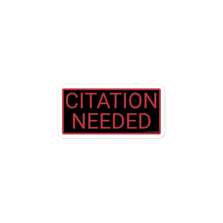 Citation Needed Stickers product image (1)