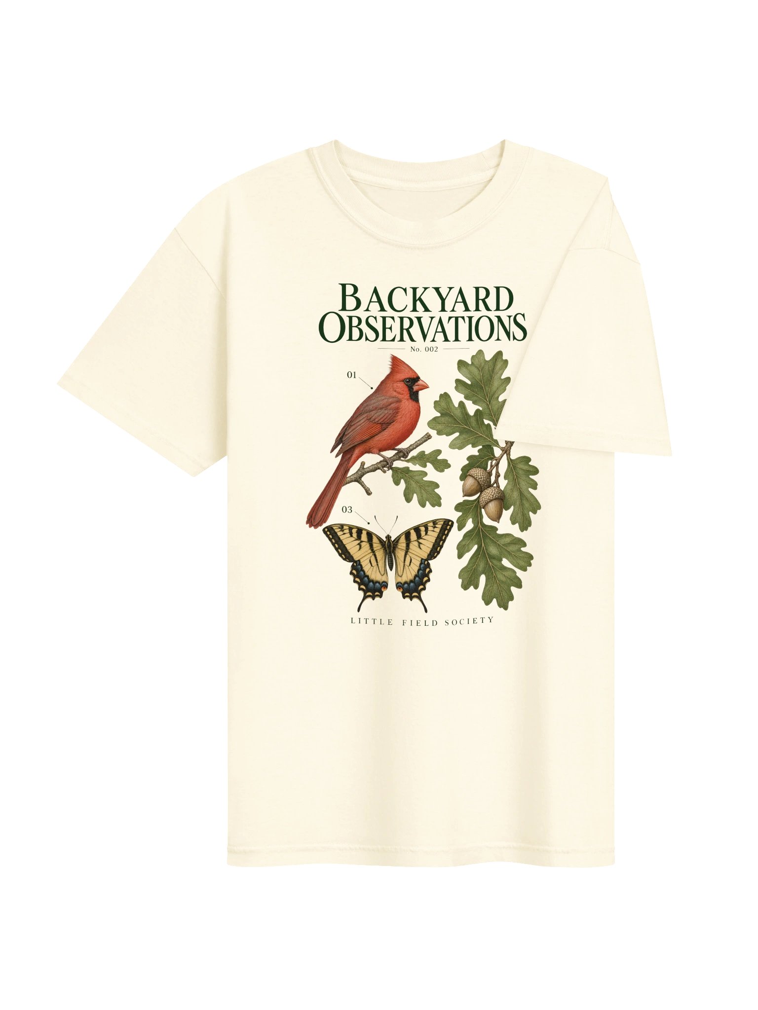 Backyard Observations No. 002 — Cardinal & Oak T-Shirt product image (5)