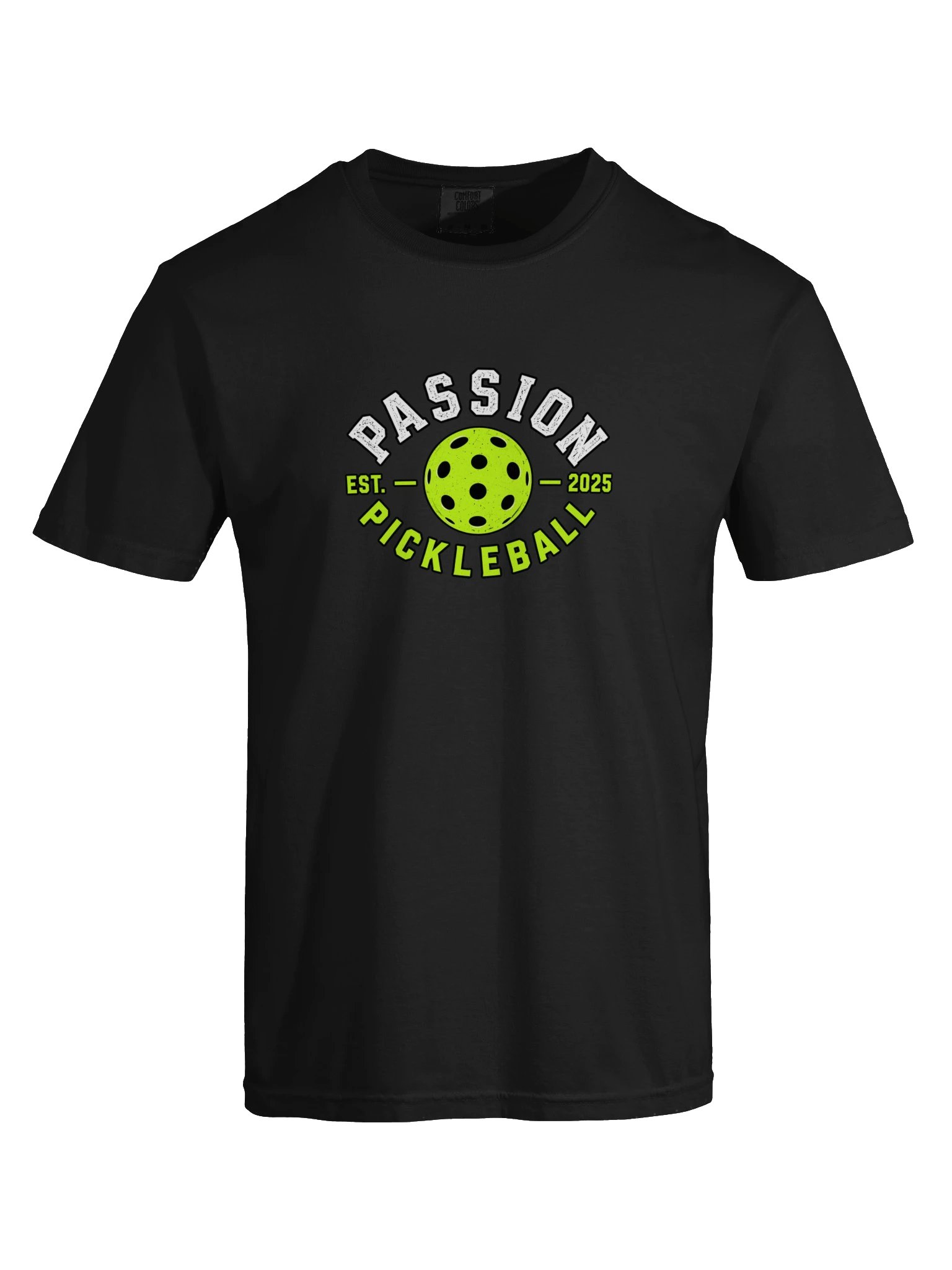 Passion Pickleball Comfort Colors Tee — Front Print product image (5)