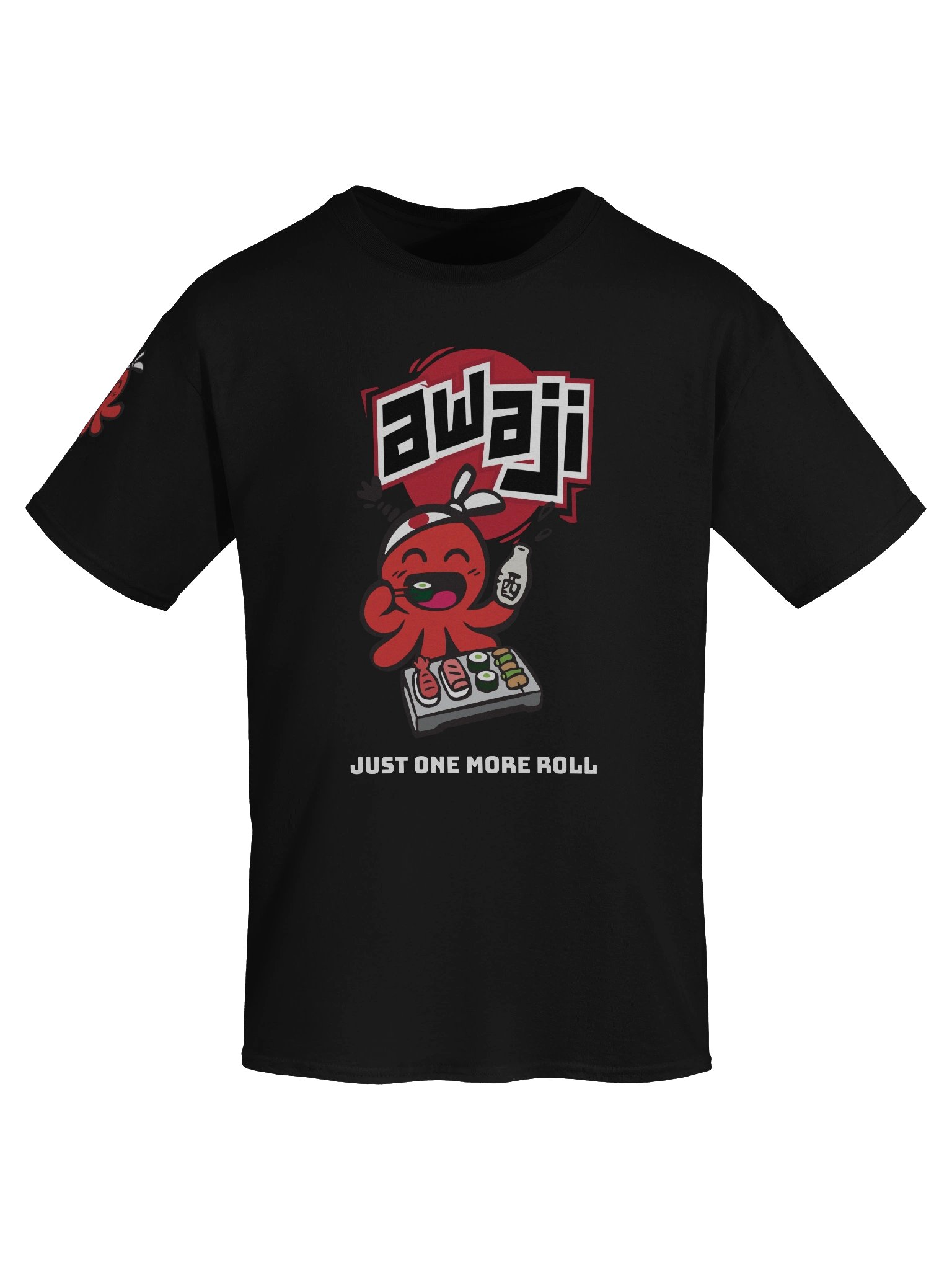 Awaji Just One More Roll Tee Black product image (7)