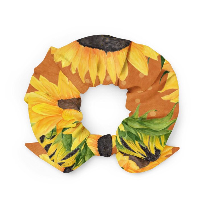 Sunflower Dreams All-Over Print Scrunchie product image (2)