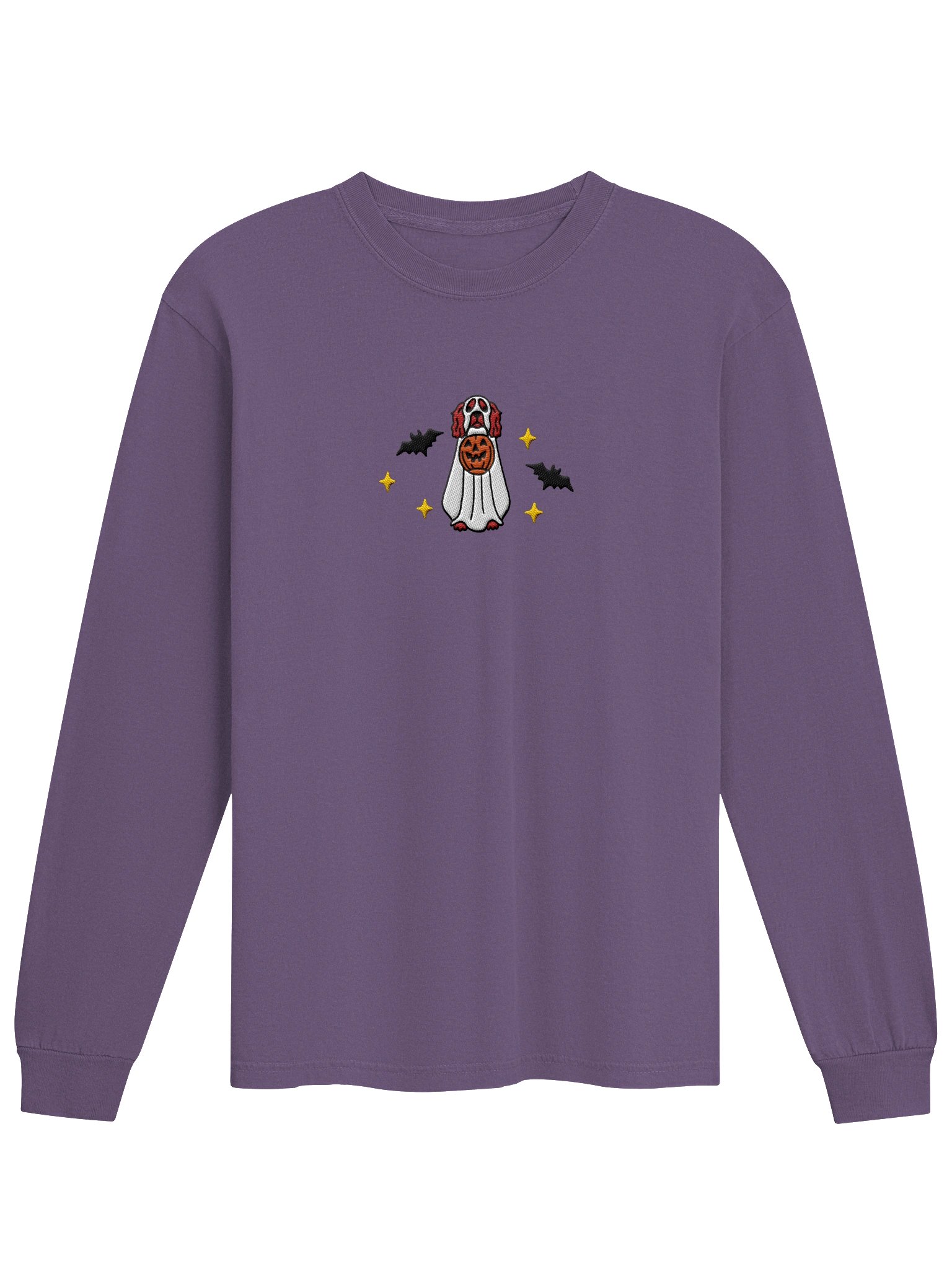 Halloween Working Cocker Spaniel(Red) Embroidered Long-Sleeve T-Shirt product image (17)