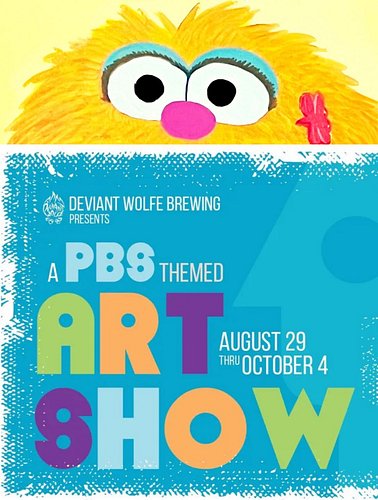 @molly.gores of Paradox at the Disco has THREE pieces in the upcoming PBS Art Show at Deviant Wolfe Brewing opening this week...
