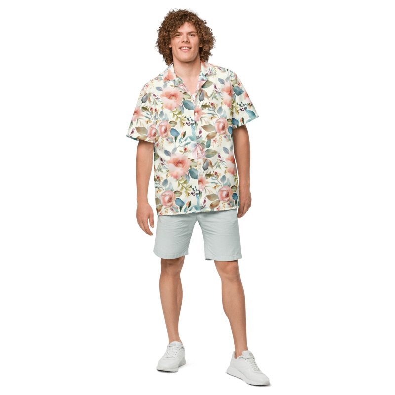 PINK ROSES HAWAII SHIRT product image (1)