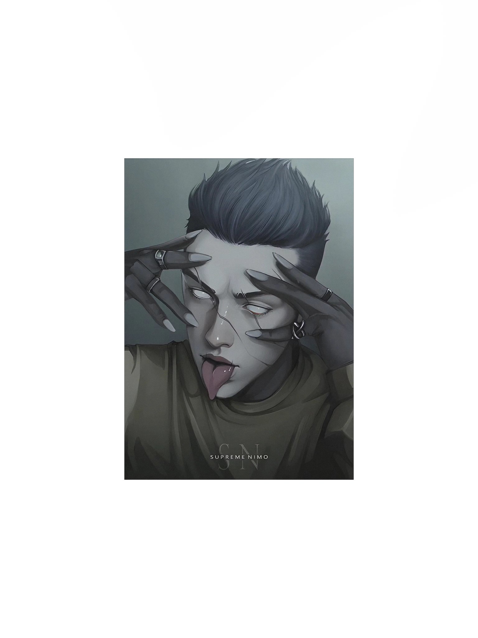 Nezha Vibrant Matte Poster Prints product image (1)